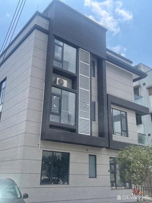 自建房外墻裝修喜歡黑白色磚，不要錯(cuò)過這款